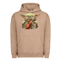 Pigment Burro baby yoda hug violin [tb] Urban Hoodie - linhVisuals