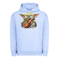Pigment Grape Ice baby yoda hug violin [tb] Urban Hoodie - linhVisuals