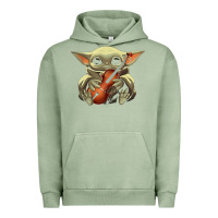 Baby Yoda Hug Violin [tb] Urban Hoodie | Teevron