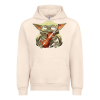 Sandshell baby yoda hug violin [tb] Urban Hoodie - linhVisuals