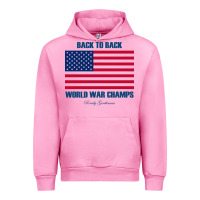 Fuchsia Pink back to back world war champs back [tw] Urban Hoodie - linhVisuals