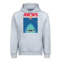 Heather Grey awws Urban Hoodie - linhVisuals