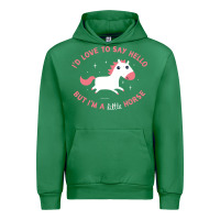 Emerald i'm a little horse Urban Hoodie - linhVisuals
