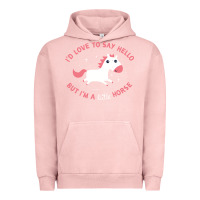 Pigment Salmon i'm a little horse Urban Hoodie - linhVisuals