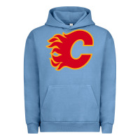 Pigment Pebble Blue the-flames-calgary-sports Urban Hoodie - linhVisuals