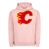 Pigment Salmon the-flames-calgary-sports Urban Hoodie - linhVisuals