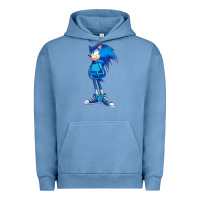 Pigment Pebble Blue Söniĉ Kids Urban Hoodie - linhVisuals