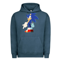 Pigment Midnight Navy Söniĉ Kids Urban Hoodie - linhVisuals