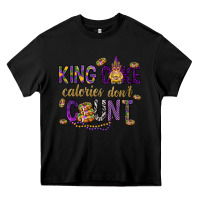 Black King cake calories don't count Heavy Core Tee - HowdyJamesFarm