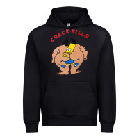 Black bart crack kills Urban Hoodie - linhVisuals