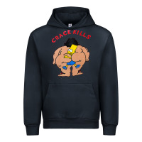 Navy bart crack kills Urban Hoodie - linhVisuals