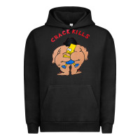 Pigment Black bart crack kills Urban Hoodie - linhVisuals