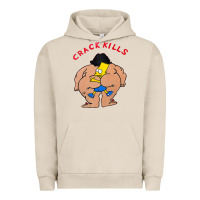 Pigment French Oak bart crack kills Urban Hoodie - linhVisuals