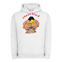 Pigment Lunar Rock bart crack kills Urban Hoodie - linhVisuals