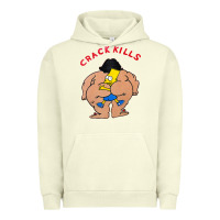 Pigment Pistachio bart crack kills Urban Hoodie - linhVisuals