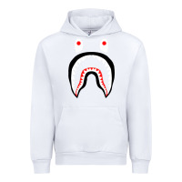 White bape shark [tb] Urban Hoodie - linhVisuals