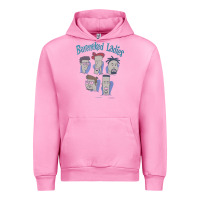 Fuchsia Pink barenaked ladies vintage 1993 cartoon Urban Hoodie - linhVisuals