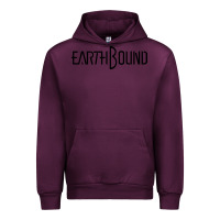 Mauve Wine Earthbound Urban Hoodie - linhVisuals