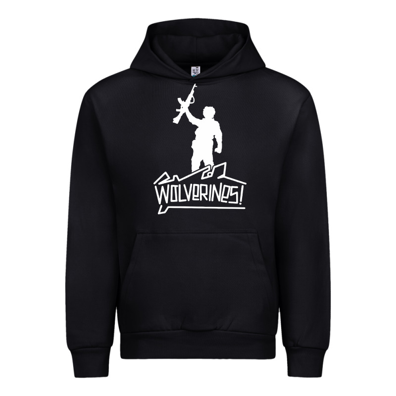 Red Dawn Wolverines Urban Hoodie by linhVisuals | Teevron