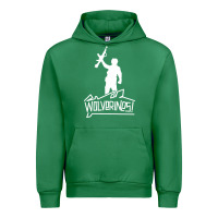 Emerald Red Dawn Wolverines Urban Hoodie - linhVisuals