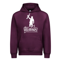Mauve Wine Red Dawn Wolverines Urban Hoodie - linhVisuals