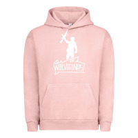 Pigment Salmon Red Dawn Wolverines Urban Hoodie - linhVisuals