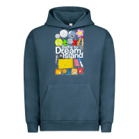 Pigment Midnight Navy battle for dream island poster [tb] Urban Hoodie - linhVisuals
