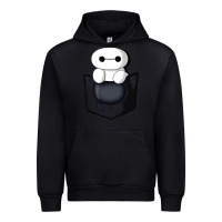 Black baymax in pocket Urban Hoodie - linhVisuals