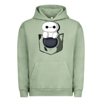 Pigment Oil Green baymax in pocket Urban Hoodie - linhVisuals