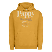 Pigment Peanut Butter Mens Pappy Because Grandpa Is For Old Guys Funny Urban Hoodie - linhVisuals