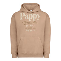 Pigment Burro Mens Pappy Because Grandpa Is For Old Guys Funny Urban Hoodie - linhVisuals