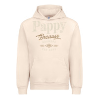 Sandshell Mens Pappy Because Grandpa Is For Old Guys Funny Urban Hoodie - linhVisuals