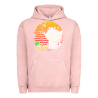 Pigment Salmon cat t  shirt ramen noodles kawaii cat t  shirt Urban Hoodie - linhVisuals