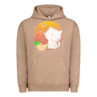 Pigment Burro cat t  shirt ramen noodles kawaii cat t  shirt Urban Hoodie - linhVisuals