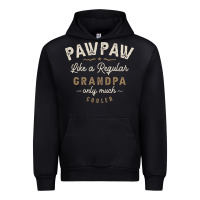 Black Mens Pawpaw Like a Regular Grandpa Funny Fathers Day Urban Hoodie - linhVisuals