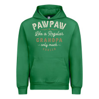 Emerald Mens Pawpaw Like a Regular Grandpa Funny Fathers Day Urban Hoodie - linhVisuals