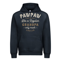 Navy Mens Pawpaw Like a Regular Grandpa Funny Fathers Day Urban Hoodie - linhVisuals