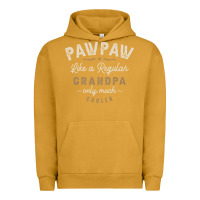Pigment Peanut Butter Mens Pawpaw Like a Regular Grandpa Funny Fathers Day Urban Hoodie - linhVisuals