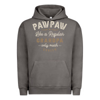 Pigment Tornado Mens Pawpaw Like a Regular Grandpa Funny Fathers Day Urban Hoodie - linhVisuals