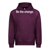 Mauve Wine be the change [tb] Urban Hoodie - linhVisuals