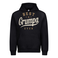 Black Mens Best Grumpa Ever Funny Grandpa Urban Hoodie - linhVisuals