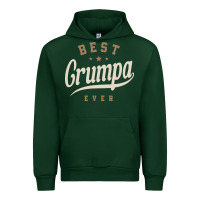 Forest Green Mens Best Grumpa Ever Funny Grandpa Urban Hoodie - linhVisuals