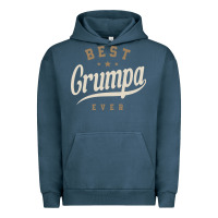 Pigment Midnight Navy Mens Best Grumpa Ever Funny Grandpa Urban Hoodie - linhVisuals