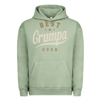 Pigment Oil Green Mens Best Grumpa Ever Funny Grandpa Urban Hoodie - linhVisuals