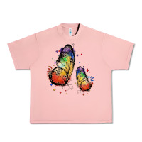 Salmon rainbow butterfly pride Urban Heavy Tee - FaDigitalArtStudio