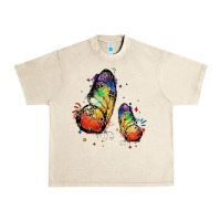 Sandshell rainbow butterfly pride Urban Heavy Tee - FaDigitalArtStudio