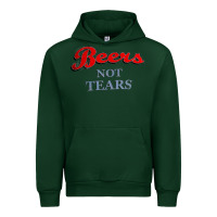 Forest Green beers not tears Urban Hoodie - linhVisuals