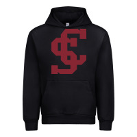 Black santa clara br Urban Hoodie - linhVisuals