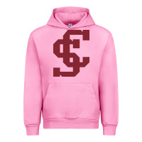Fuchsia Pink santa clara br Urban Hoodie - linhVisuals