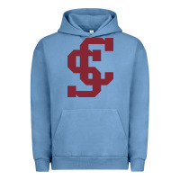 Pigment Pebble Blue santa clara br Urban Hoodie - linhVisuals